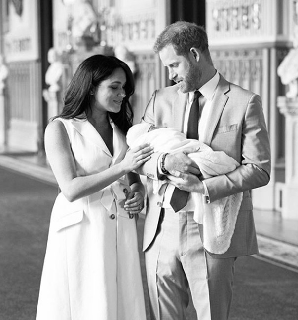 Meghan, Harry y bebé Sussex