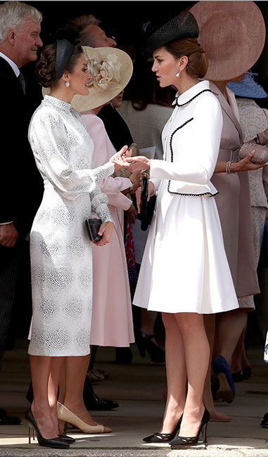 Reina Letizia y Kate Middleton