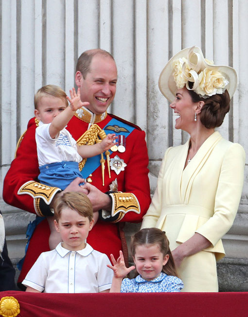Príncipe Louis en Trooping the Colour
