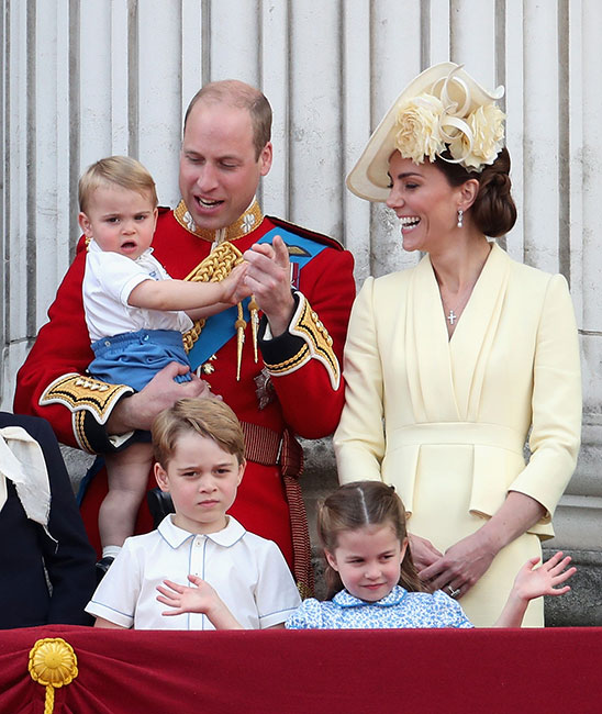 Príncipe Louis en Trooping the Colour