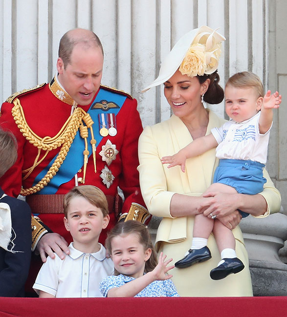 Príncipe Louis en Trooping the Colour