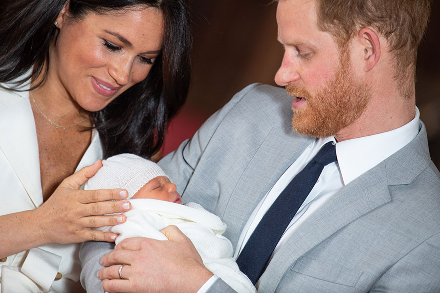 Meghan, Archie Harrison y Harry