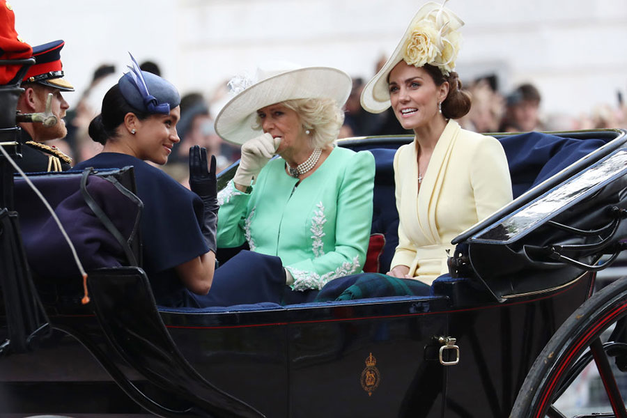 Meghan en Trooping the Colour