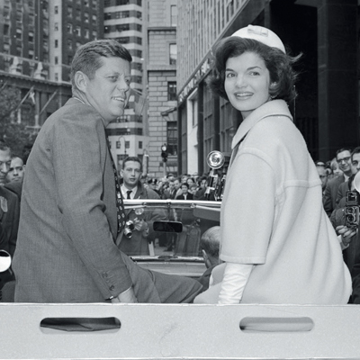 Jackie y John F. Kennedy,