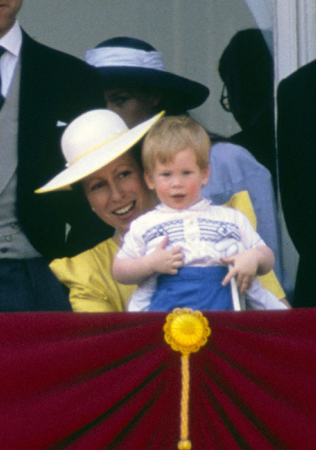 Princesa Ana y Harry en 1986