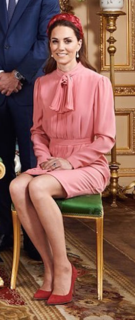 Kate Middleton en el bautizo de Archie