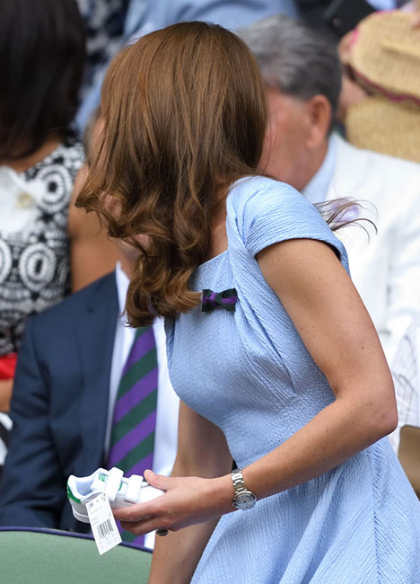 Kate Middleton con Stan Smith en Wimbledon