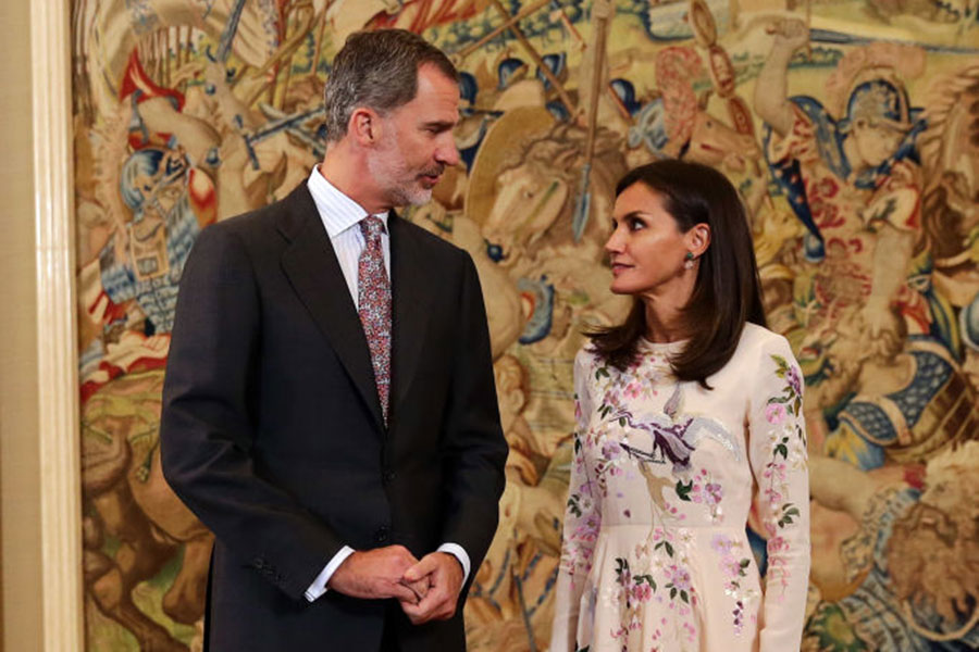 El rey Felipe y Letizia