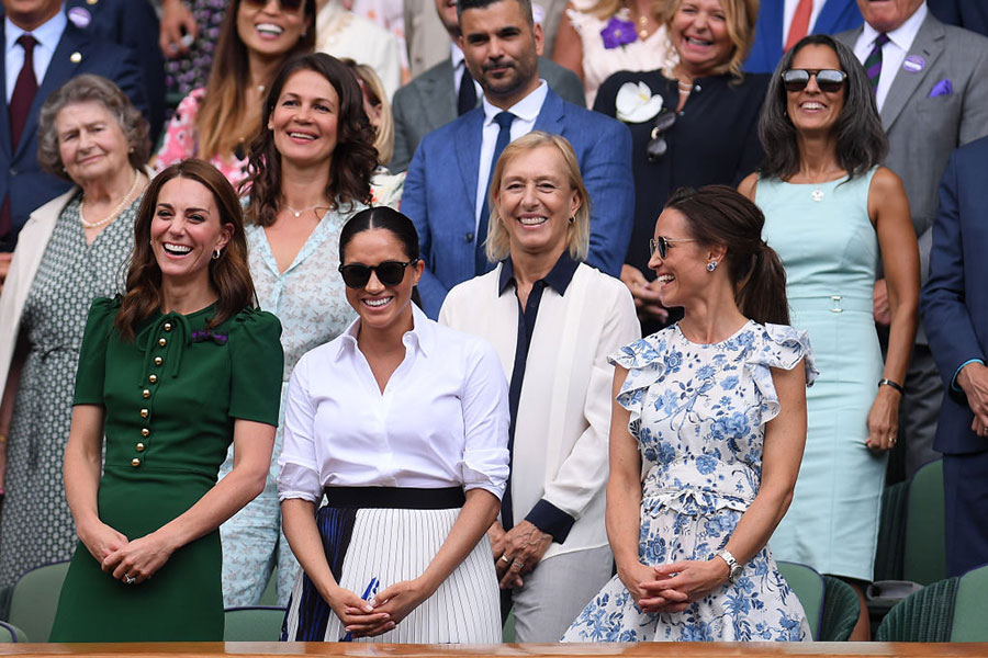 Kate y Meghan en Wimbledon