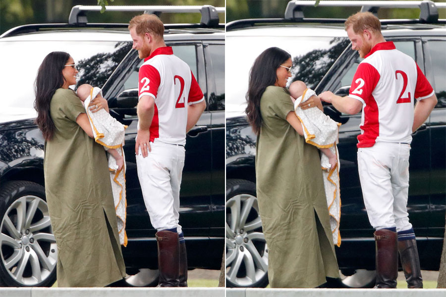 Meghan, Archie Harrison y Harry