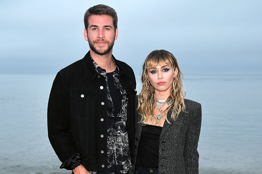 Liam Hemsworth y Miley Cyrus
