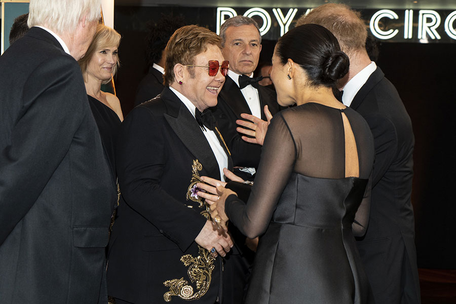 Elton John y duques de Sussex