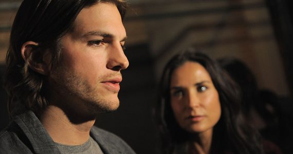 Ashton Kutcher y Demi Moore