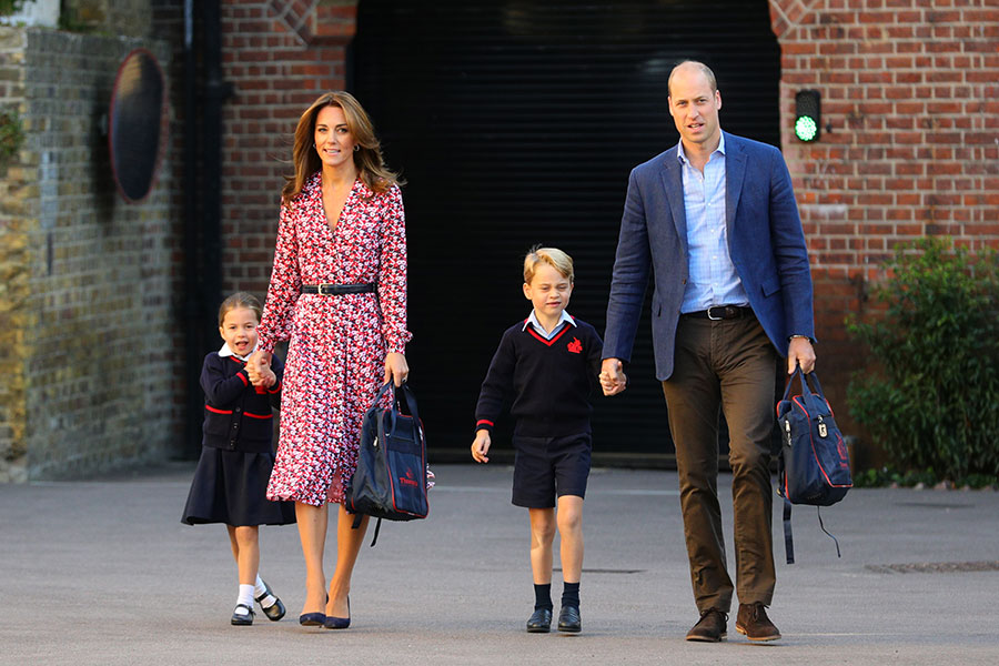 Primer día de clases de la princesa Charlotte