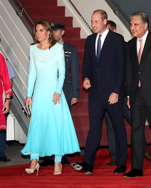 Los duques de Cambridge llegan a Pakistán