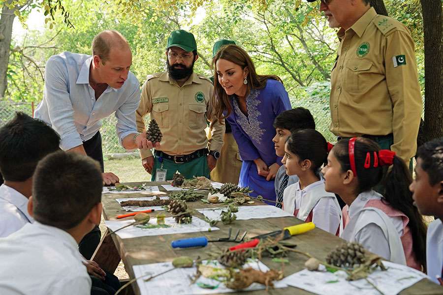 Kate y William en Pakistán