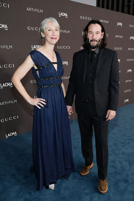 Alexandra Grant y Keanu Reeves