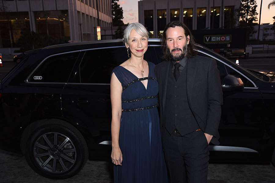 Alexandra Grant y Keanu Reeves