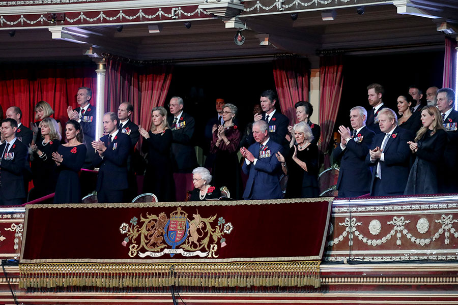Los Cambridge y Sussex en el Royal Albert Hall de Londres