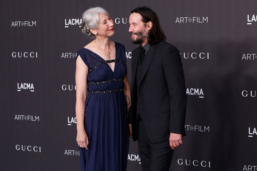 Alexandra Grant y Keanu Reeves