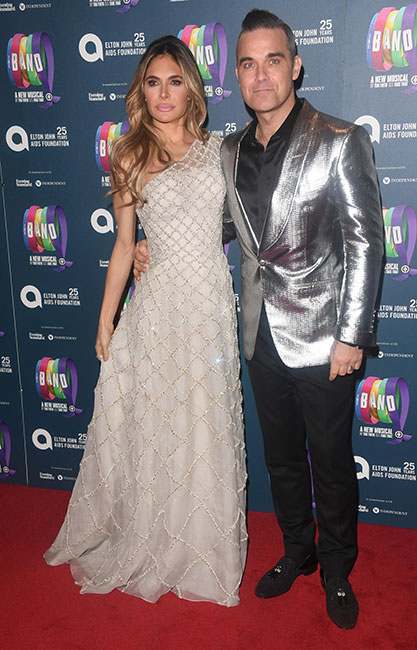 Ayda Field y Robbie Williams