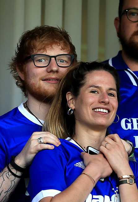 Ed Sheeran y su esposa Cherry Seaborn