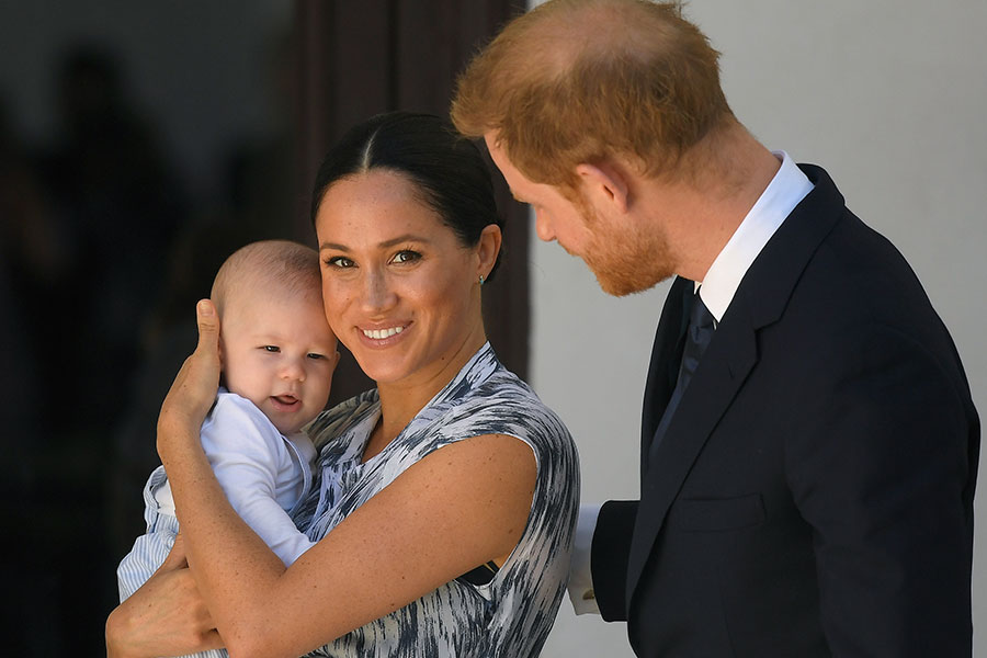 Archie Harrison, Meghan y Harry