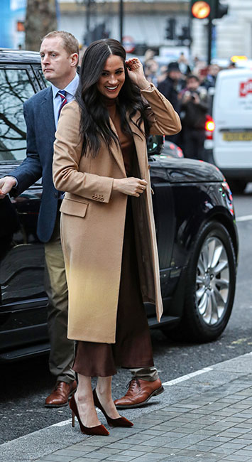 Meghan y Harry en la Casa de Canadá, en Londres
