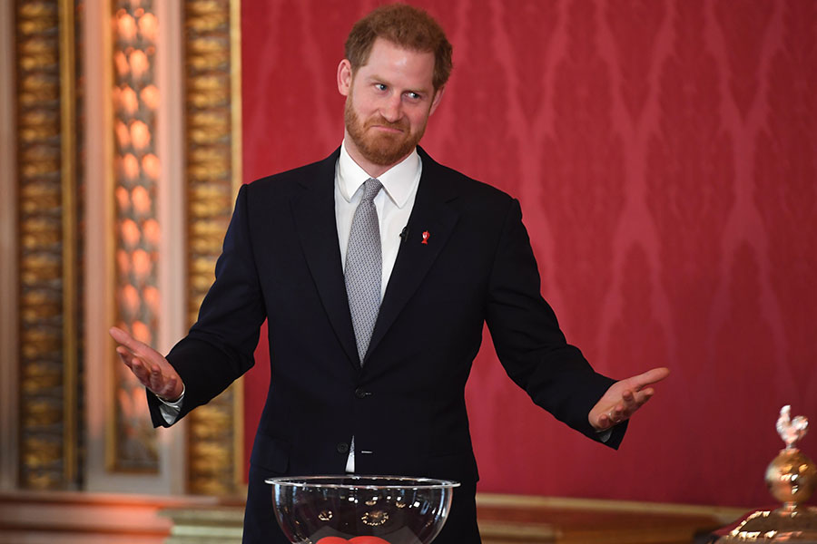 Príncipe Harry y Copa del Mundo de Rugby