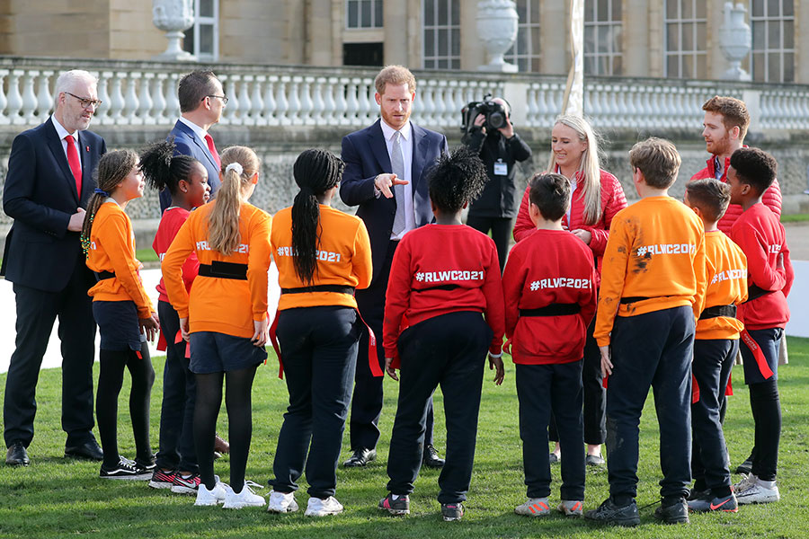 Príncipe Harry y Copa del Mundo de Rugby