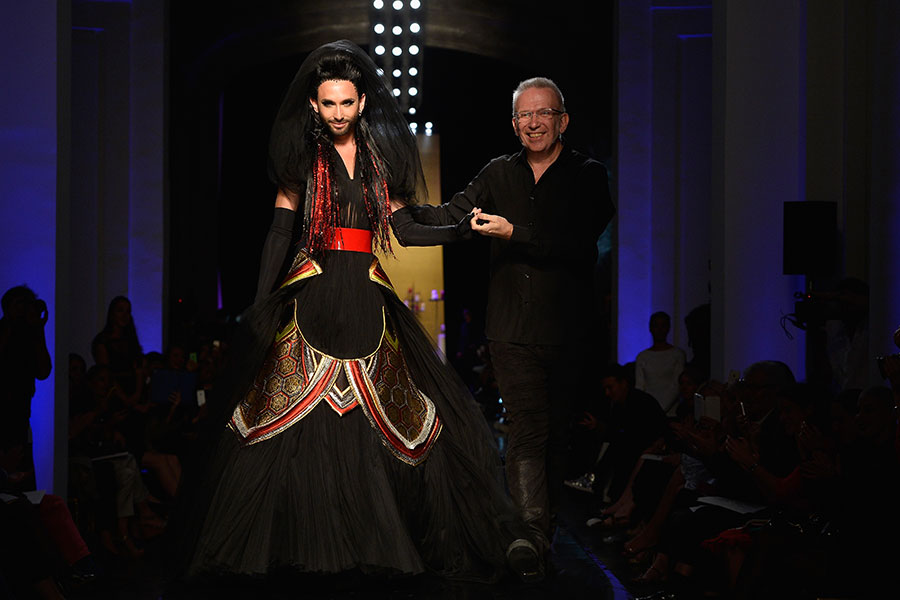 Conchita Wurst y Jean Paul Gaultier