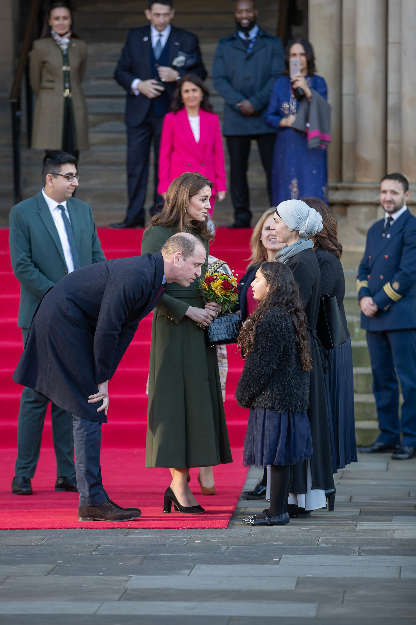 Catherine y William en Bradford