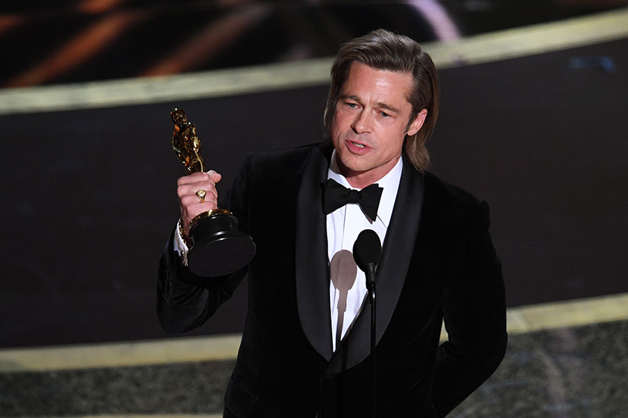 Brad Pitt en el Oscar