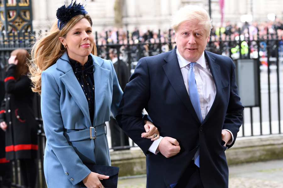 Carrie Symonds anillo Kate Middleton
