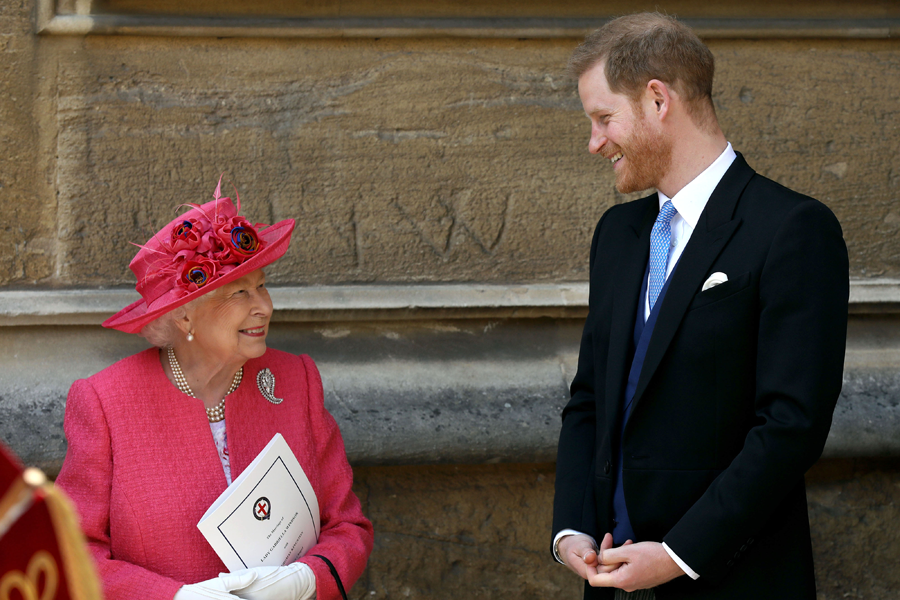 Isabel II Harry Meghan