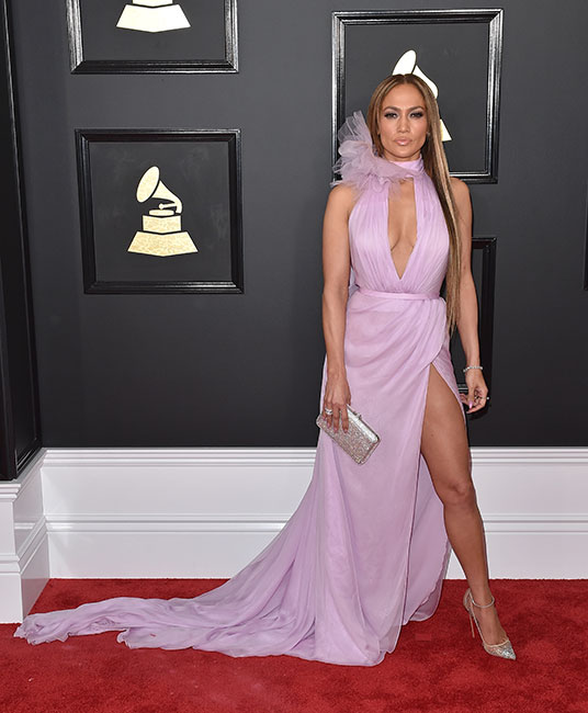 Jennifer Lopez en el Grammy 2017
