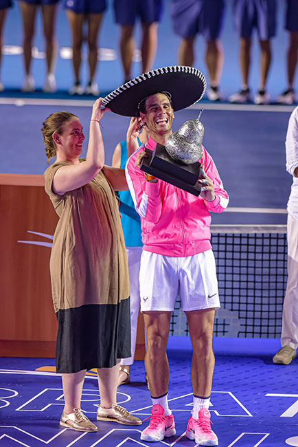 Renata Burillo y Rafa Nadal