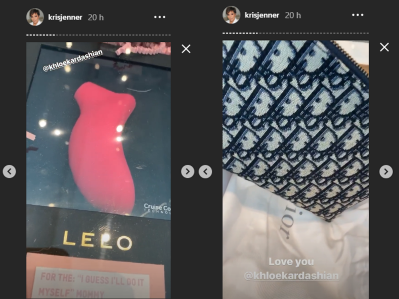 Kris Jenner recibe un regalo 'solo para adultos' por el Día de las Madres
