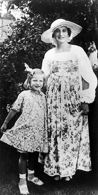 Little Edie y Big Edie en 1922.
