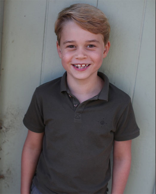 El príncipe George cumple 7 años