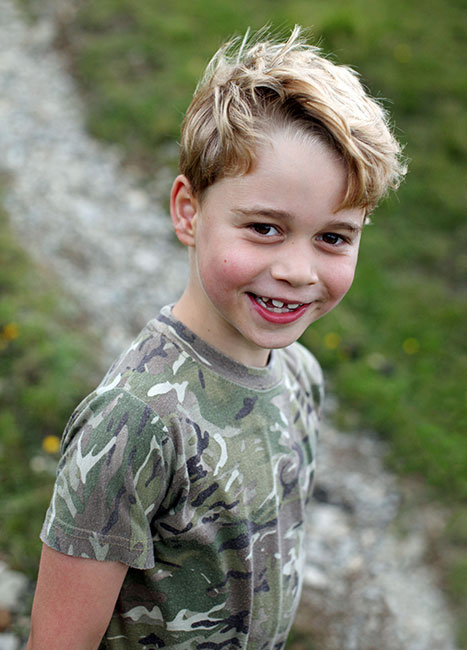 El príncipe George cumple 7 años