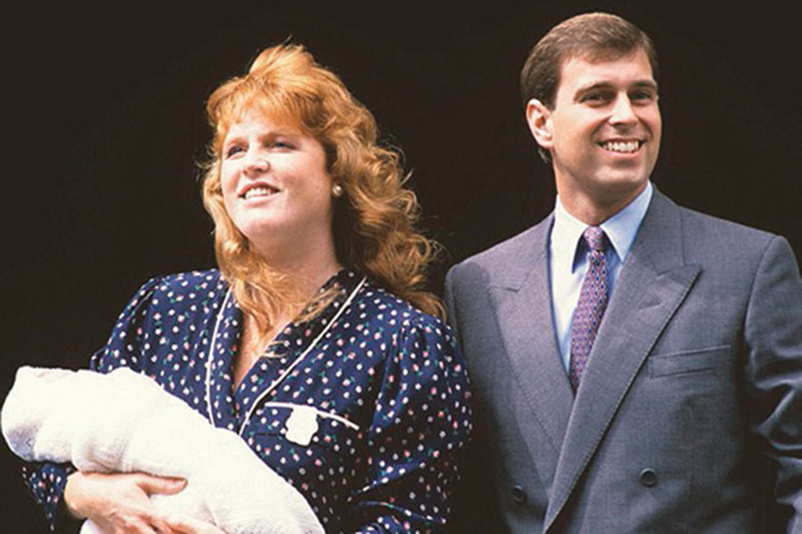 Sarah Ferguson y príncipe Andrés