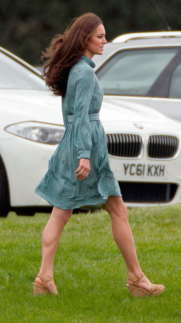 Alpargatas tipo wedges de Kate