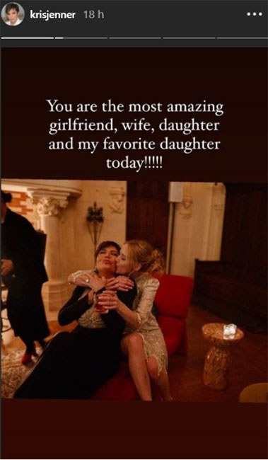 Kris Jener felicita a Jennifer Lawrence