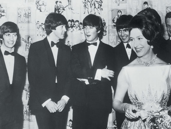 The Beatles y la princesa Margarita