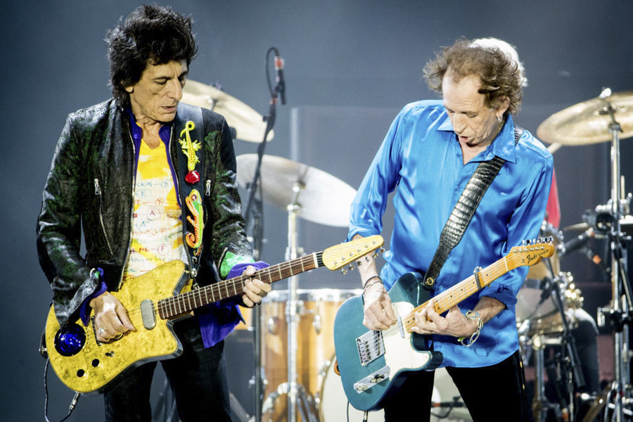 Keith Richards en concierto con Rolling Stones