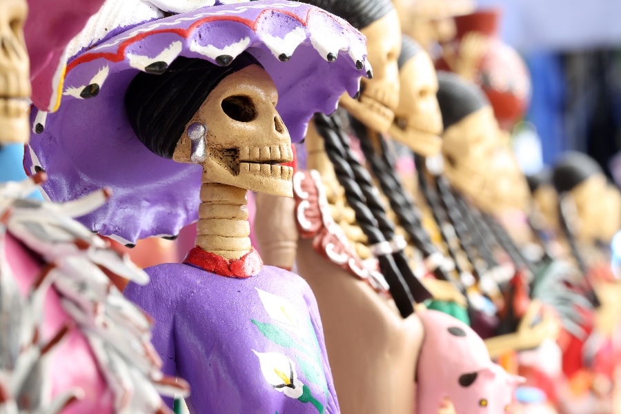 vestuario de catrina mexicana
