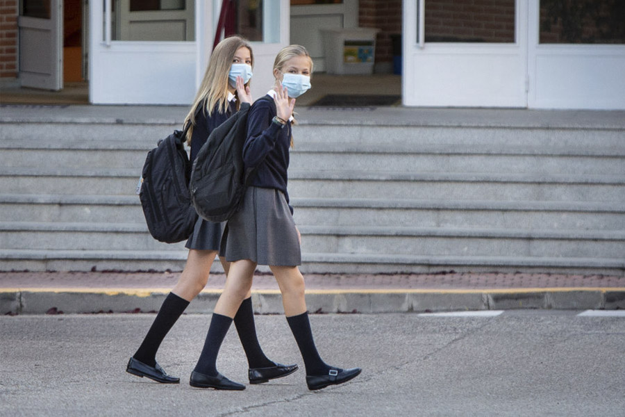 Princesa Leonor en regreso a clases