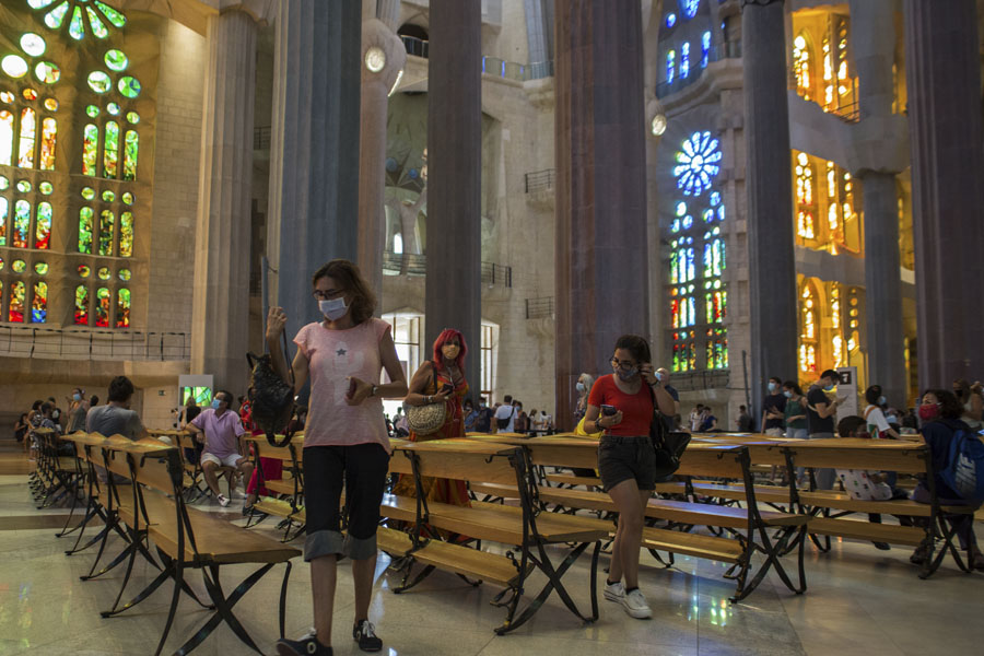 turistas en barcelona