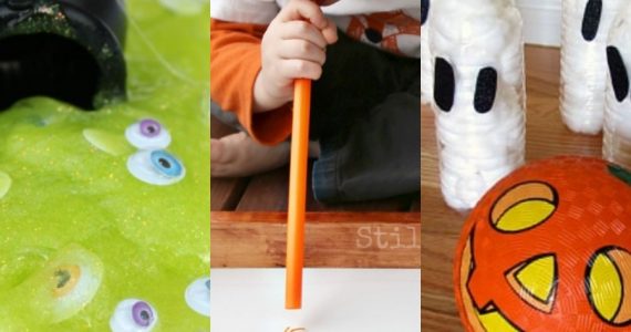 actividades de halloween para niños y bebés